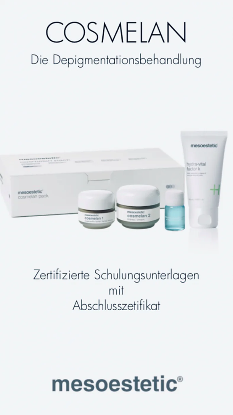 Cosmelan Depigmentierung (mesoestetic)
